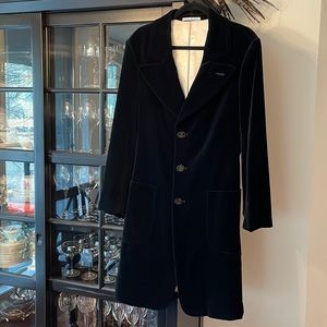 Vintage Vivienne Westwood Velvet 3/4 Length Coat